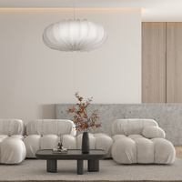 Lampa wisząca skandynawska z abażurem kremowym latte 66cm CAFEE 1xE27 Candellux Studio 31-39224