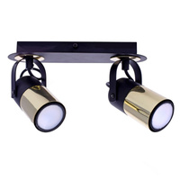 Lampa sufitowa WILSON BLACK 2xGU10 Milagro MLP4851