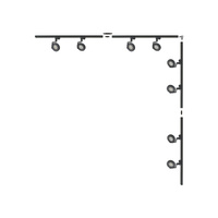 ZESTAW SZYNOPRZEWÓD jednoobwodowy GU10/ES111 Zuma Line 3590