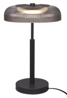 Lampka stołowa LED karbowany klosz z tworzywa SOLVIA Zuma Line T230757601