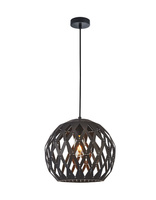 Lampa wisząca czarna HILO Italux PND-22341-1L-BK