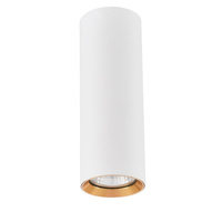 Tuba natynkowa Manacor 17 cm oczko biało - złote 1xGU10 Light Prestige LP-232/1D - 170 WH/GD