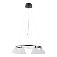 Lampa wisząca Montiela czarna LED 3000K Italux PND-34374-6-BK