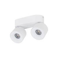 Podwójna biała oprawa sufitowa wybór barwy światła SPARK DUO WHITE CCT 20W Tk Lighting 18171