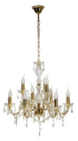 MARIA TERESA LAMPA WISZĄCA 9X40W E14 ZŁOTY Candellux 39-95841