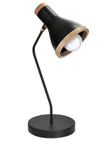 Lampa stołowa HOLLY BLACK WOOD Milagro MLP6258