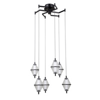 Lampa wisząca Fuente czarna LED 3000K Italux PND-34395-6-BK