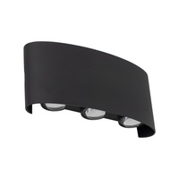 Kinkiet elewacyjny góra-dół czarny LED 3000K ARROW BLACK IP54 Tk Lighting 18181