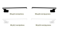 Kinkiet SHINE 45cm LED Milagro ML3877 ML3876 ML4381 ML4380 - kolor oraz wersja do wyboru