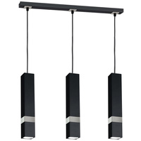 Lampa wisząca VIDAR III BLACK/CHROME 3xGU10 Milagro MLP6288