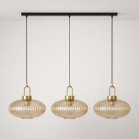 Lampa wisząca z ryflowanymi kloszami ufo AKARI Kaja Lighting  K-5856