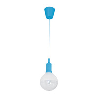 LAMPA WISZĄCA BUBBLE BLUE 5W E14 LED ML457