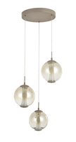 Lampa wisząca trójka okrągła Orleans kaszmirowa Aviano Lighting 5041-313