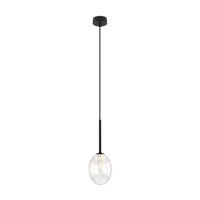 Lampa wisząca pojedyńcza transparetny smukły klosz PEARL TRANSPAREMT 1xG9 Tk Lighting 10835