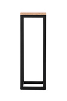Czarna kwietnik geometryczny KS-35 KWIETNIK DREWNO M z serii KAJA HOME