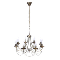 MUZA LAMPA WISZĄCA 8X40W E14 PATYNA Candellux 38-69187