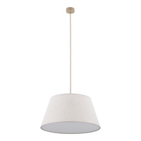 Lampa wisząca stożek z lnu FORMO SABIA LEN 1xE27 Tk Lighting 11317