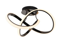 Lampa sufitowa czarna INDIGO LED Zuma Line MX9717-1-3BCD