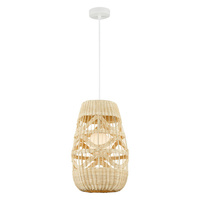 Lampa wisząca ARONA NATURAL fi 25cm z ratanu Milagro ML0352