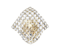 Kinkiet kryształowy TIARA złoty 1xG9 Zuma Line W0221-01S-F7AC