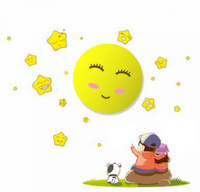 Kinkiet, Lampka dziecięca SUN 0,6W LED Milagro ML062