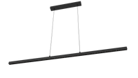 Lampa wisząca LOTHAR 115 3000K BK AZZARDO AZ6098 - czarna listwa LED nad stół lub wyspę