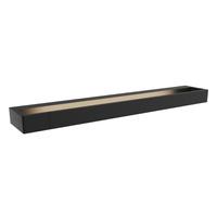 Podłużny kinkiet o podwyższonej klasie szczelności FLINK CZARNY 60 cm IP44 MAXLIGHT W0309 