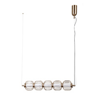 Lampa wisząca Pedro złota LED 3000K Italux PND-34405-5-HBR