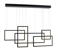 Lampa wisząca QUADRATUS BLACK LED Azzardo AZ2850