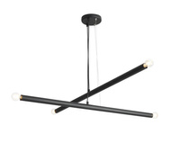 Lampa wisząca czarna TUBO Aldex 1072L1