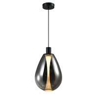 Lampa wisząca z ciekawym dymionym kloszem DENSO 30 1xGU10 Candellux Studio 31-51387