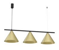 Lampa wisząca CAPITAL CZARNY-ZŁOTY 3XGX53 Milagro MLP0937