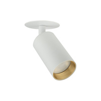 Biały podtynkowy ruchomy spot sufitowy AMIS WHITE 1XGU10 Tk Lighting 10810