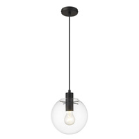 Lampa wisząca PUERTO czarna 20cm Light Prestige LP-004/1P S BK
