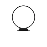 Lampa ogrodowa czarny okrąg 40cm 3000K IP54 LIV LED Nowodvorski 11538