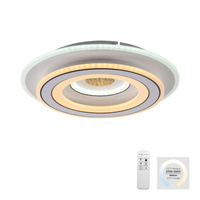 Okrągły plafon sufitowy zmiana barwy światła TOLAGO LED sterowany pilotem Just Light 14282-16