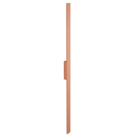 Pionowy kinkiet ścienny zewnętrzny elewacyjny w kolorze terakota 144cm 3000K IP54 DEMI LED L Nowodvorski 11561
