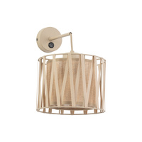 Kinkiet HARMONY SABIA JUTA 1XE27 Tk Lighting 11462
