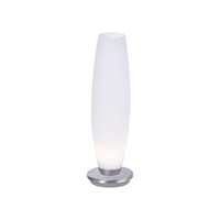 Lampa stołowa szklana o srebrnej podstawie TYRA Paul Neuhaus4027-55 na dotyk