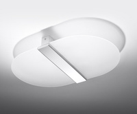 Lampa sufitowa plafon SALIA szklany biały Sollux Lighting SL.1005