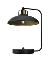 Lampka biurkowa Felix Czarny / Złoty 1xE27 Milagro MLP8908