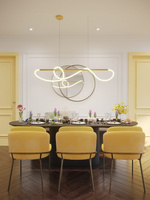 LAMPA WISZĄCA LAGUNA ZŁOTA MAXLIGHT P0614