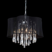 Lampa wisząca CALI BLACK Italux MDM2052-3 BK