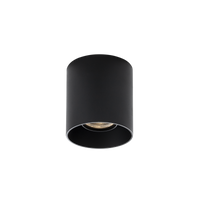 Czarna tuba sufitowa o średnicy 9cm LED 3000K Maxlight C0281 BigFix