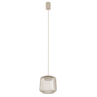 Lampa wisząca z cylindrycznym ażurowym beżowym kloszem 1xGX53 KENAI A Nowodvorski 12217