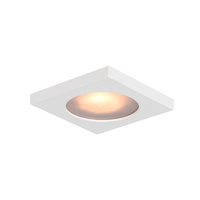 Kwadratowa biała oprawa podtynkowa 1xGU10 Antar Italux DL-26385S-GU10-WH
