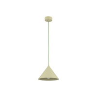 Stożek wiszący w kolorze pistacjowym 21cm CONO S PISTACIO 1xE27 Tk Lighting 11417