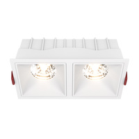 Podwójna oprawa podtynkowa 3000K Alfa LED DL043-02-15W3K-SQ-W Maytoni