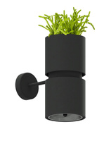 Kinkiet KUKKIA czarny metalowy THORO Sollux Lighting TH.005CZ