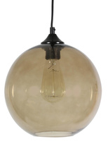 EDISON LAMPA WISZĄCA 25 1X60W E27 BRĄZOWY + ŻARÓWKA Candellux 31-28259